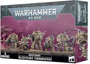Warhammer 40k Deathguard: Blightlord Terminators - WiredVillage Games - Games Workshop WiredVillage Games